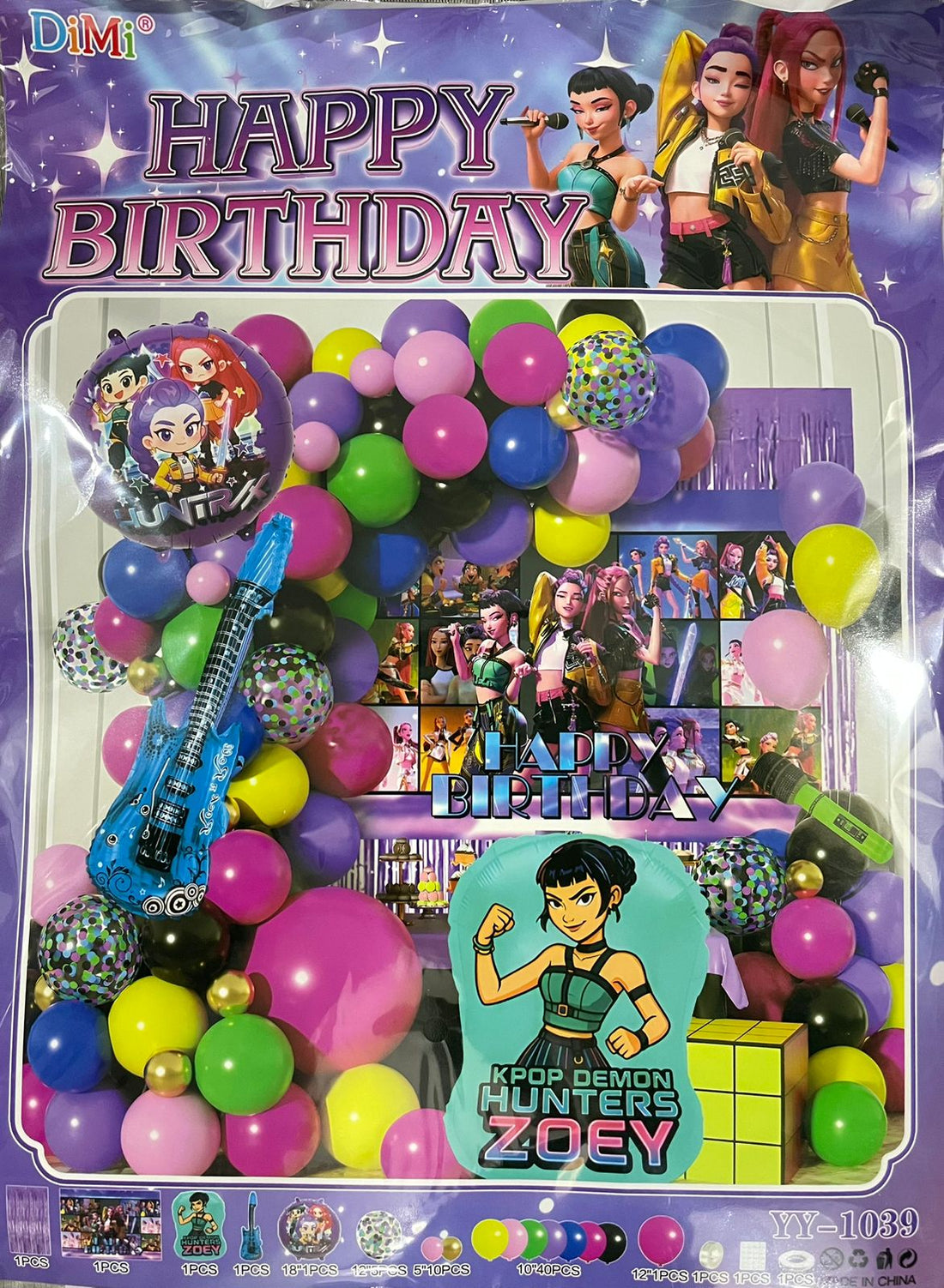 Kpop Demon Hunters Balloon Arch Kit