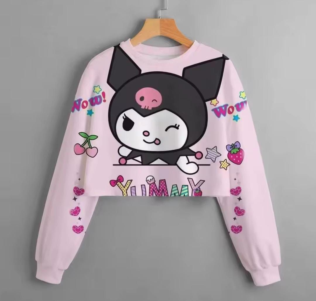 Sanrio Kuromi Crop Top