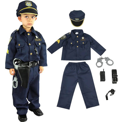 Policeman Costumes  (Ages 3 to 7 years old) Officer career day outftit