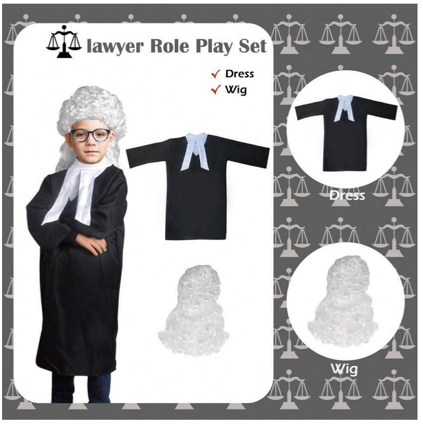 Lawyer career day costume cosplay outfit 3 to 7 years old) - Preppy Kids (Grand Bazaar)