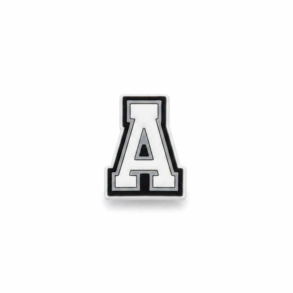 Alphabet Letter Croc Charms