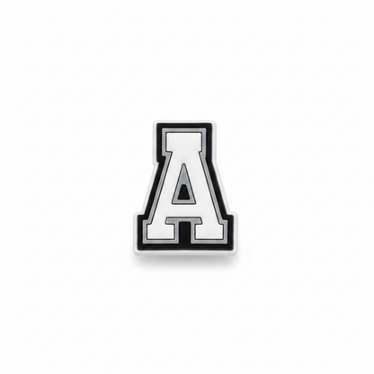 Alphabet Letter Croc Charms