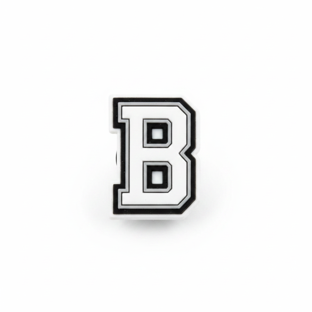 Alphabet Letter Croc Charms