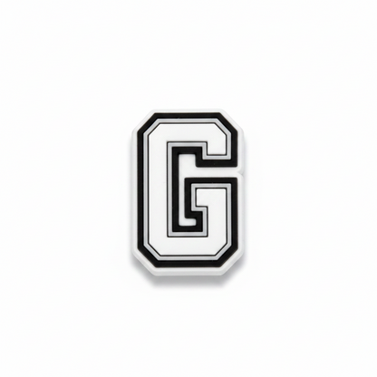 Alphabet Letter Croc Charms