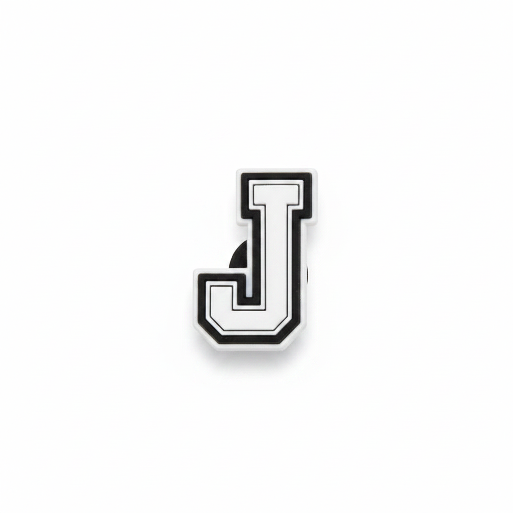 Alphabet Letter Croc Charms