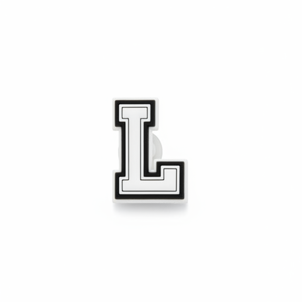 Alphabet Letter Croc Charms