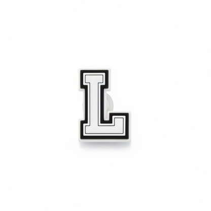 Alphabet Letter Croc Charms
