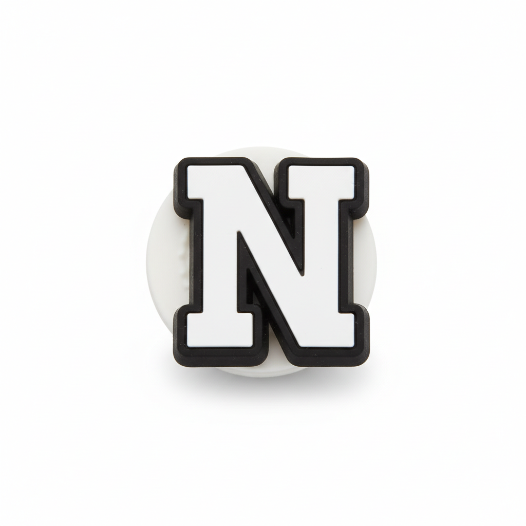Alphabet Letter Croc Charms