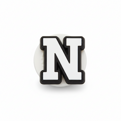 Alphabet Letter Croc Charms