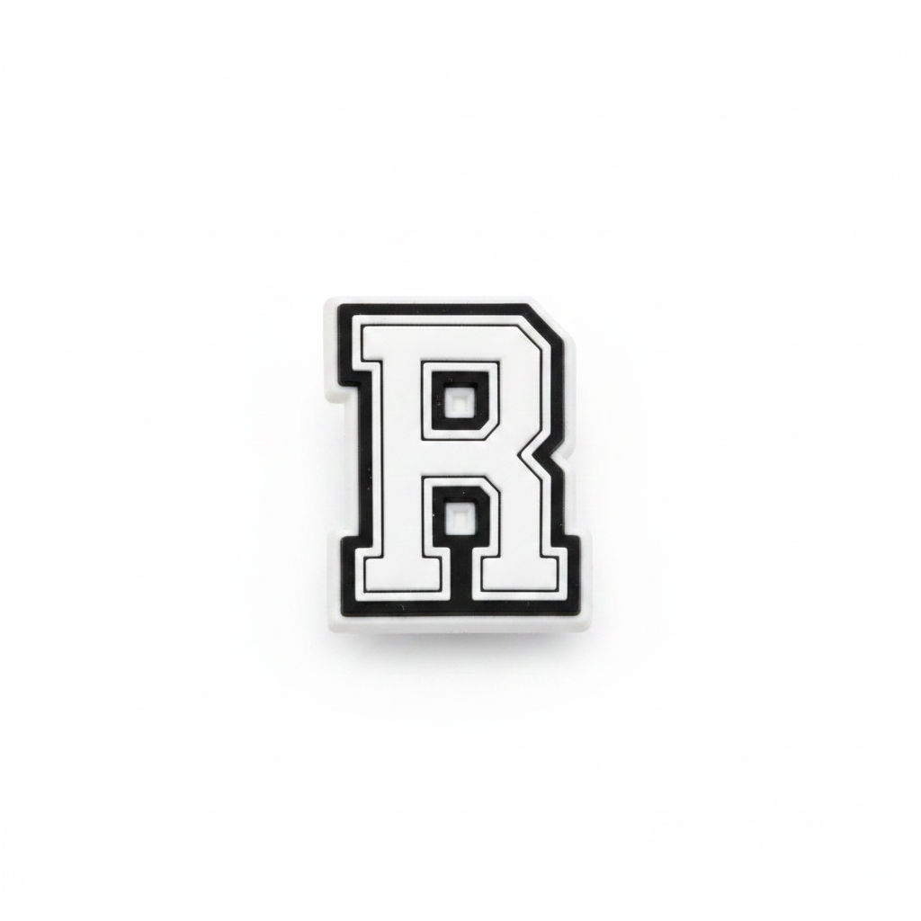 Alphabet Letter Croc Charms