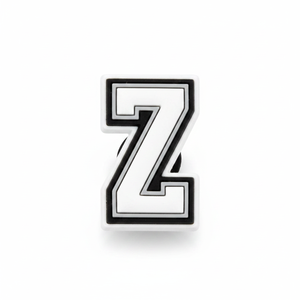 Alphabet Letter Croc Charms