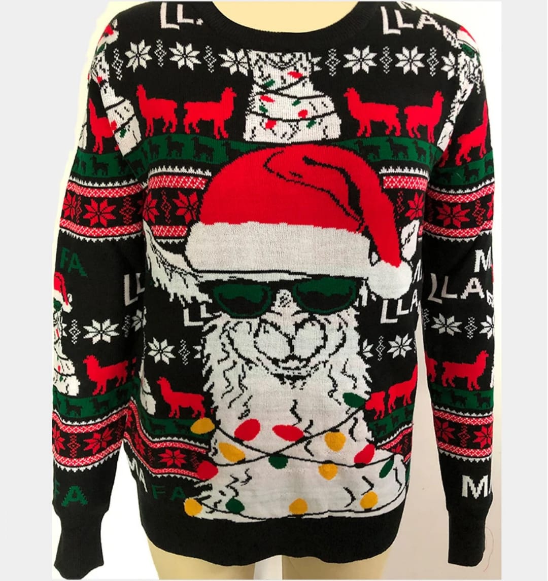Christmas Llama Fun Sweater