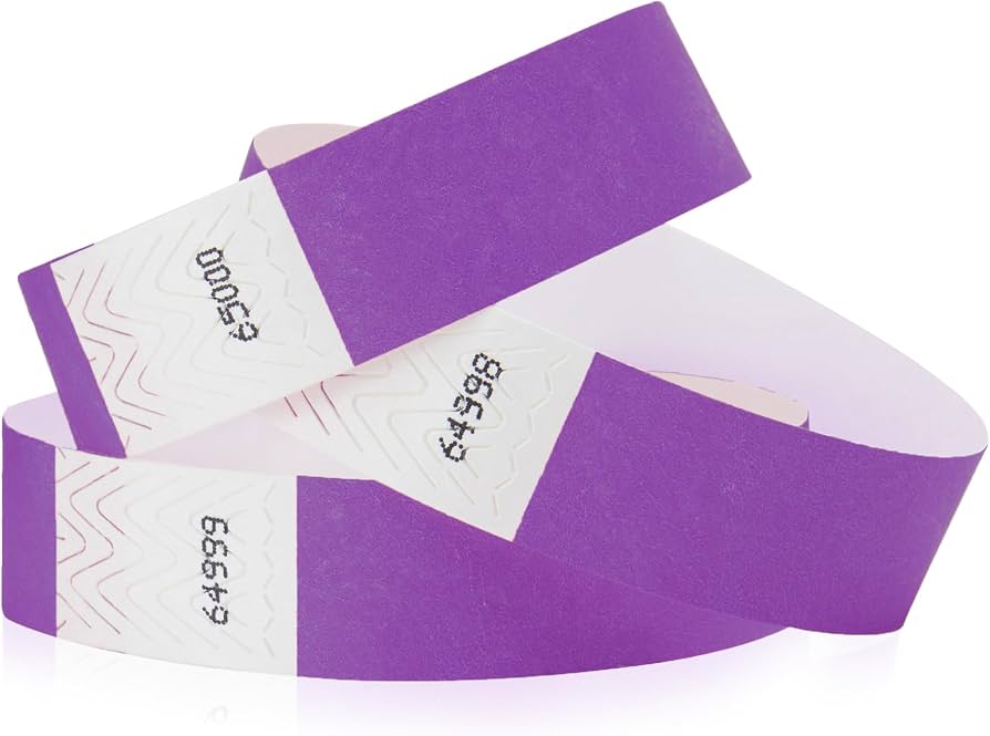 Party wristbands for Carnival, fete bands