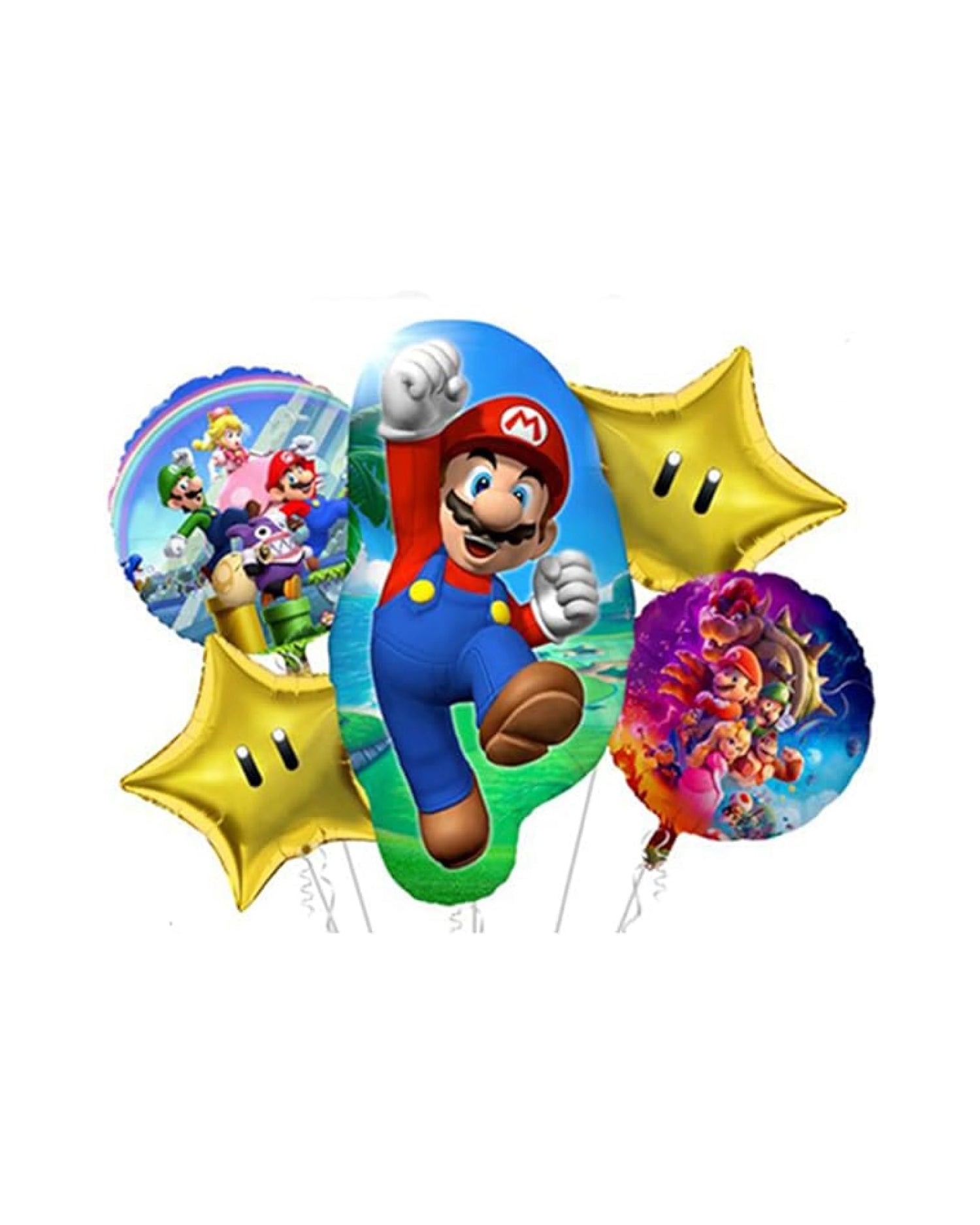 Mario 5pc Foil Ballon