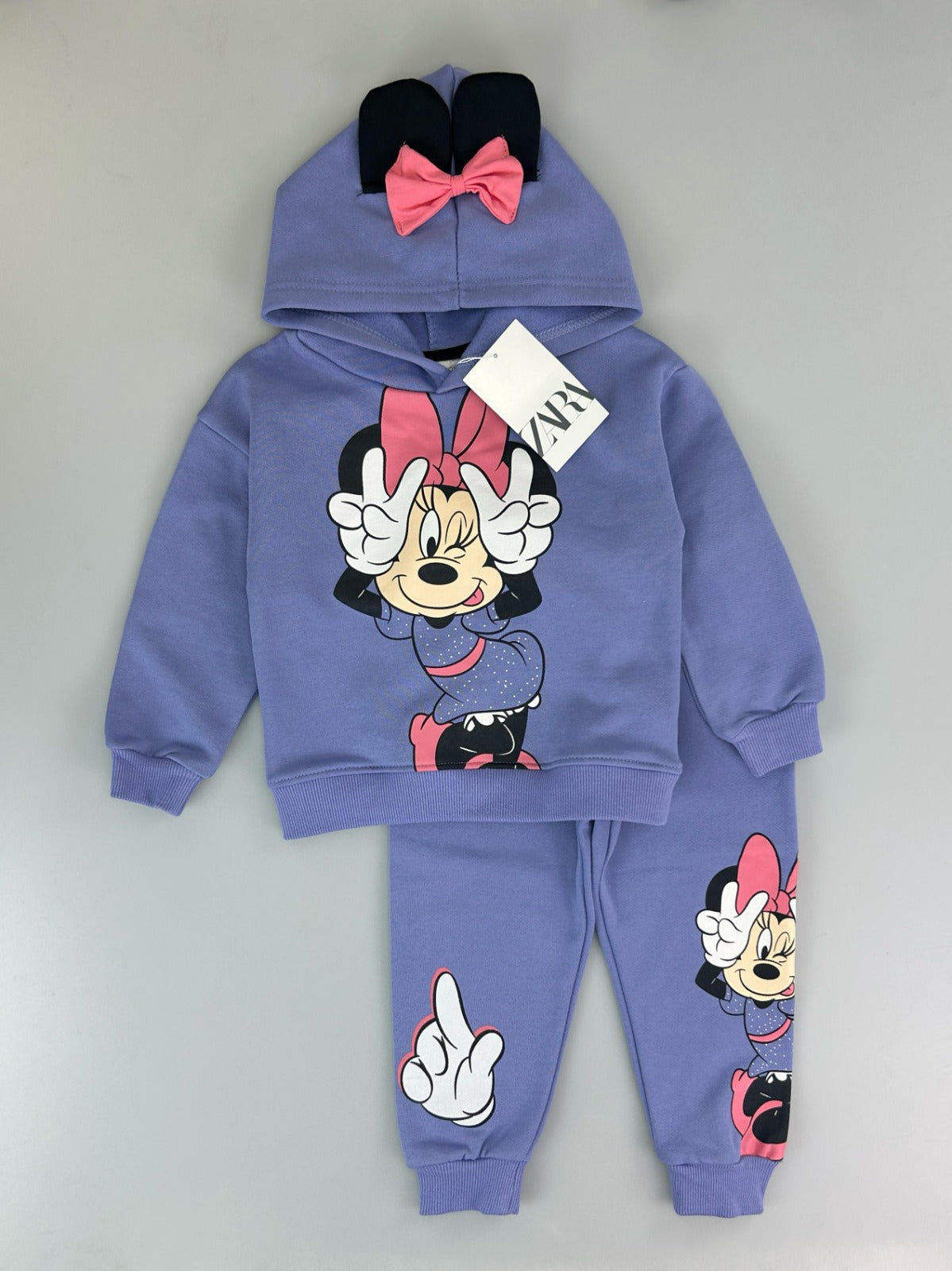 Zara Minnie Purple Tracksuit