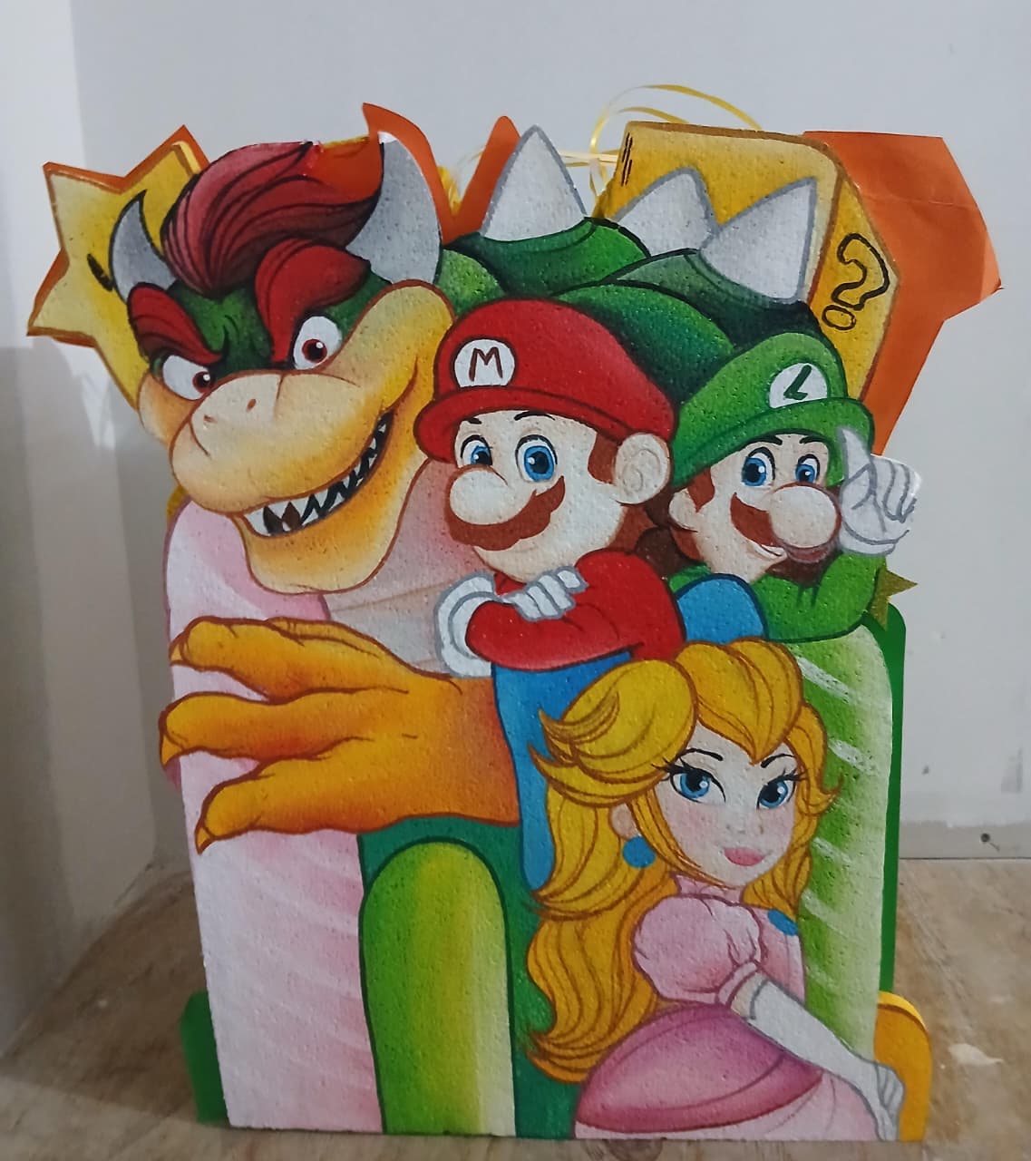 Mario and Crew Pinata Party