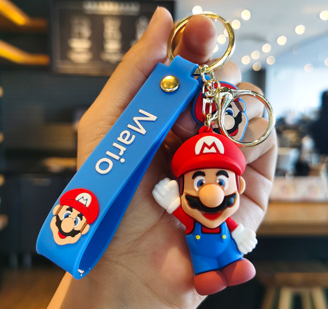 Mario Blue and Red Shoes Red Cap Keychain - Preppy Kids (Grand Bazaar)