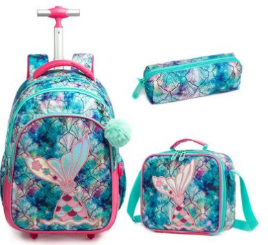Mermaid Trolley Bag Jasminestar girls