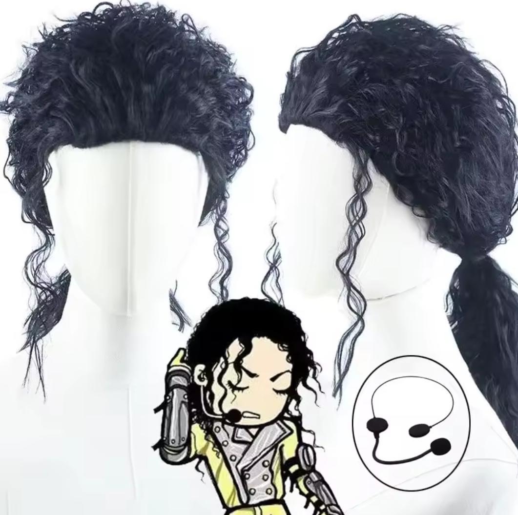 Michael jackson black curly hair