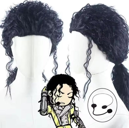 Michael jackson black curly hair