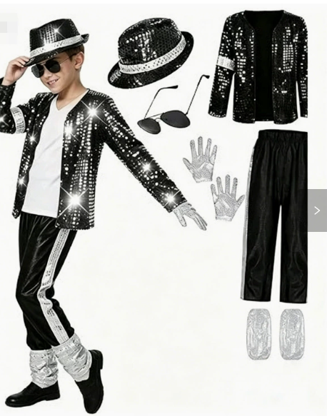 Kids Retro Pop Star Costume