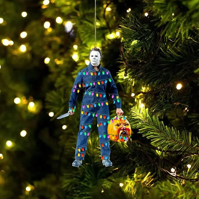 Halloween Michael Myers Christmas Tree Ornament (8cm)