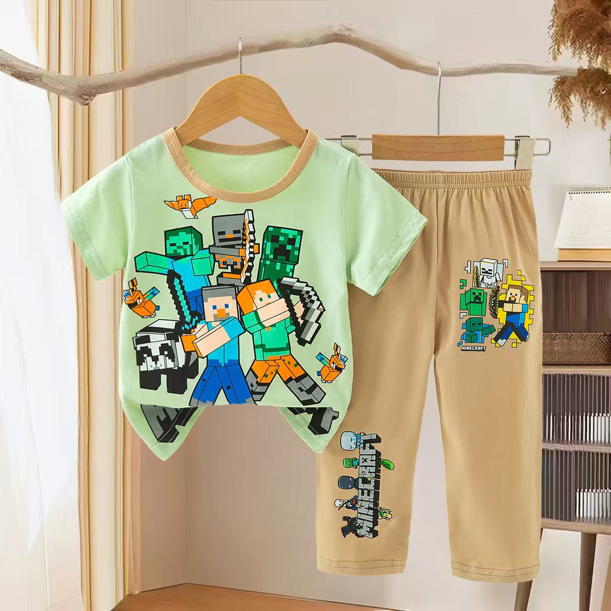 Minecraft Steve and Friend Pyjama Set