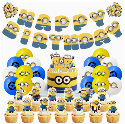 Minions Party Decorations With Backdrop