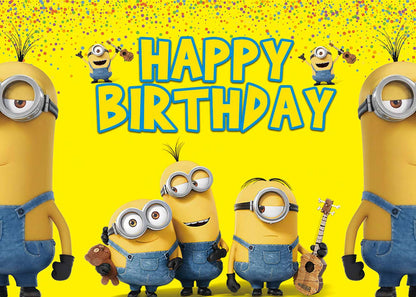 Minions Party Decorations With Backdrop