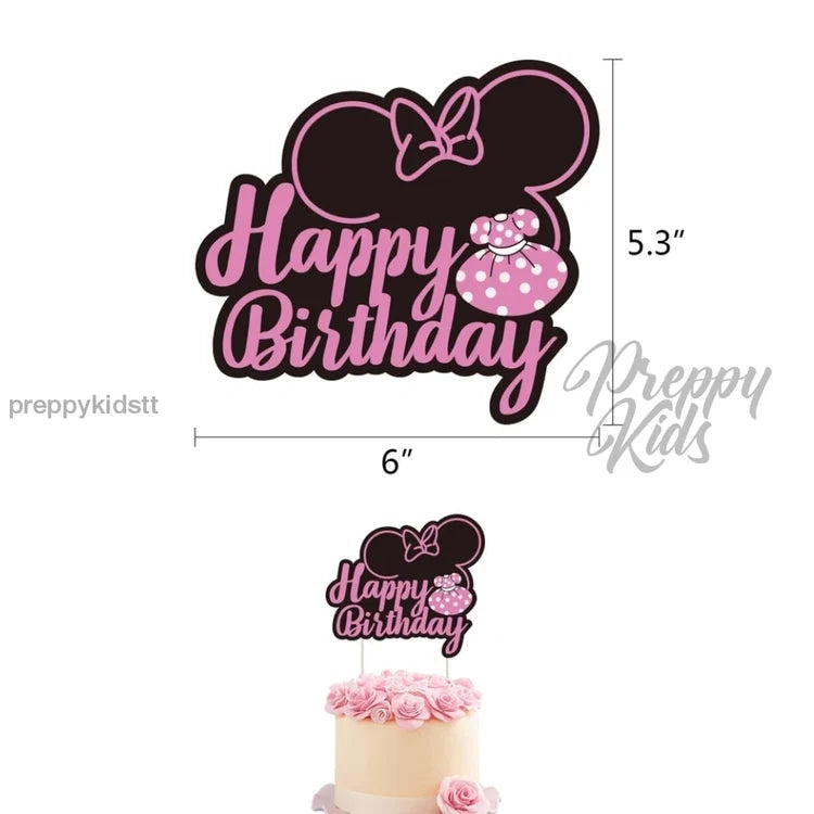 Minnie Mouse Cake Topper