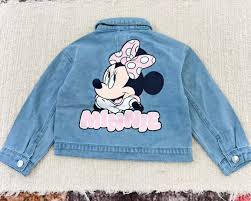 Minnie Mouse DenimJacket (Pink Bow)