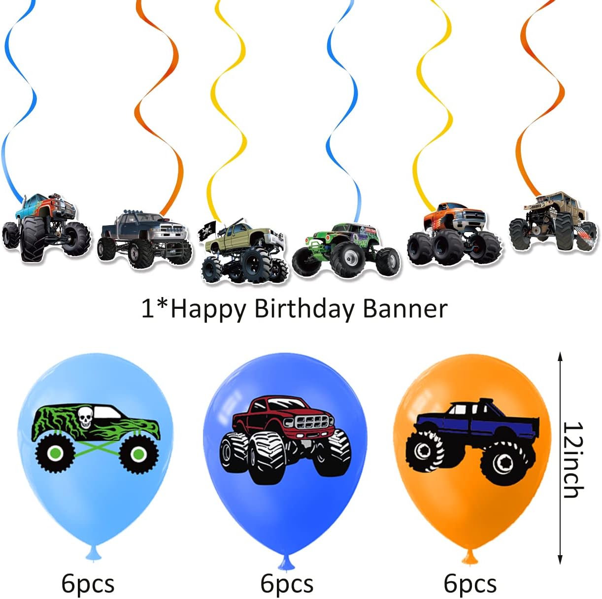 Monster Truck Decorations Version 2