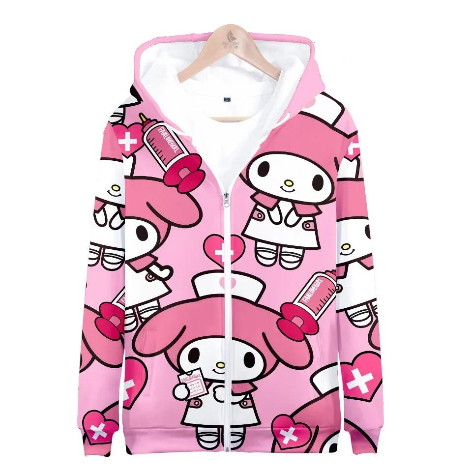 Sanrio My Melody 3D Zipper Hoodie