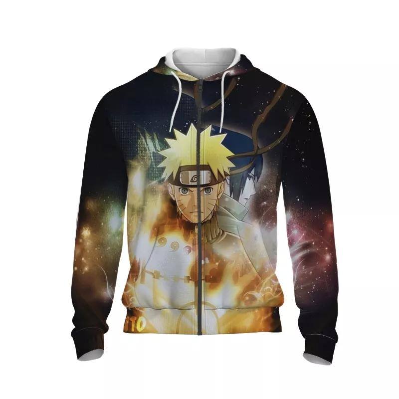 Naruto  Stream 3D Sweater (Zipper)