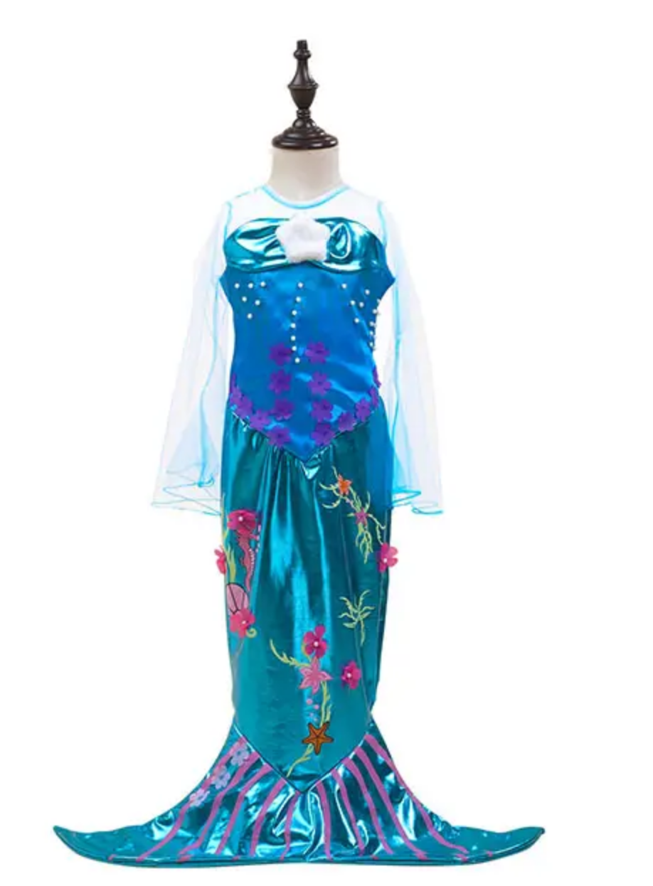 Mermaid Cosplay Costume outfit blue