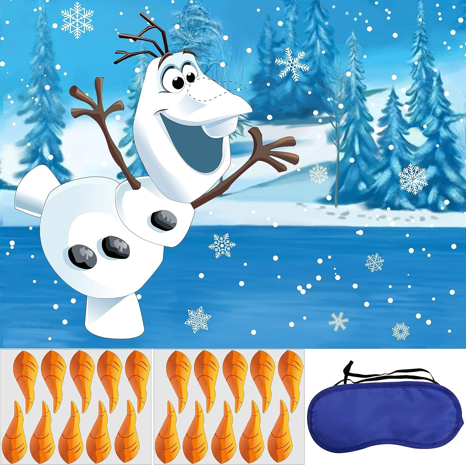 Pin The Nose on Olaf