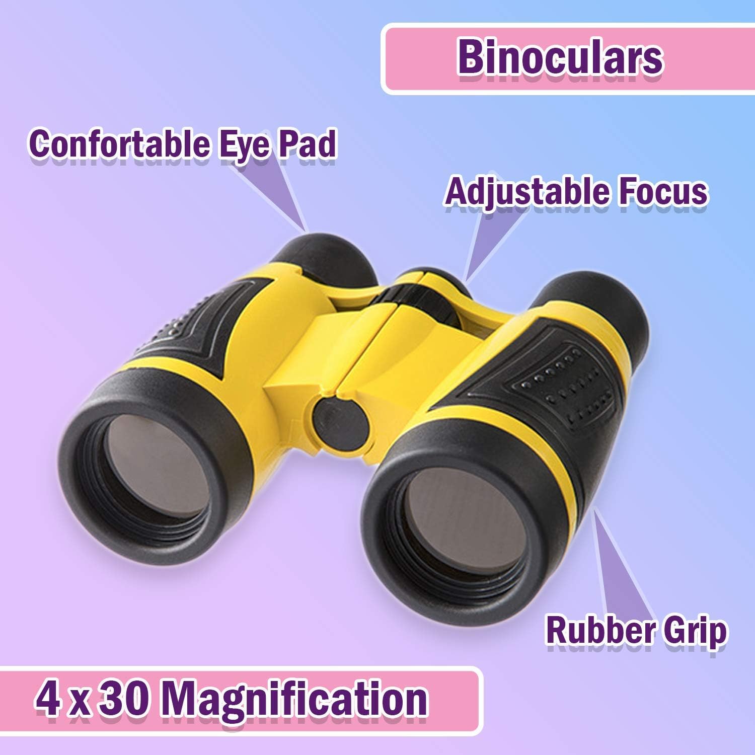 Kidz Xplore Outdoor Explorer Set - Bug Catching Kit Nature Exploration Children Outdoor Games Mini Binoculars Kids, Compass, Whistle, Magnifying Glass