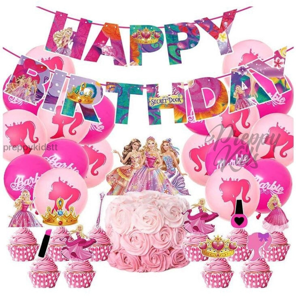 Barbie Party Decoration Package with Backdrop