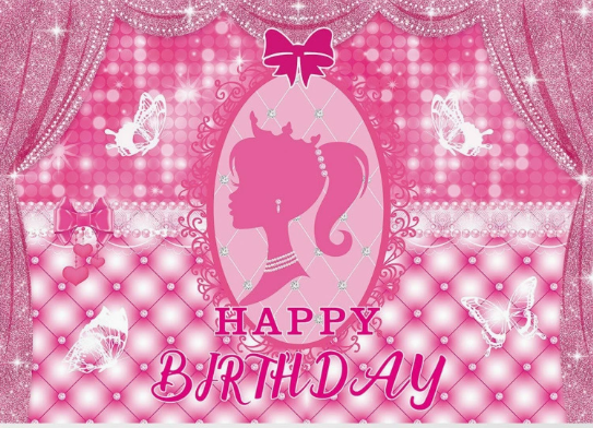 Barbie Party Decoration Package with Backdrop