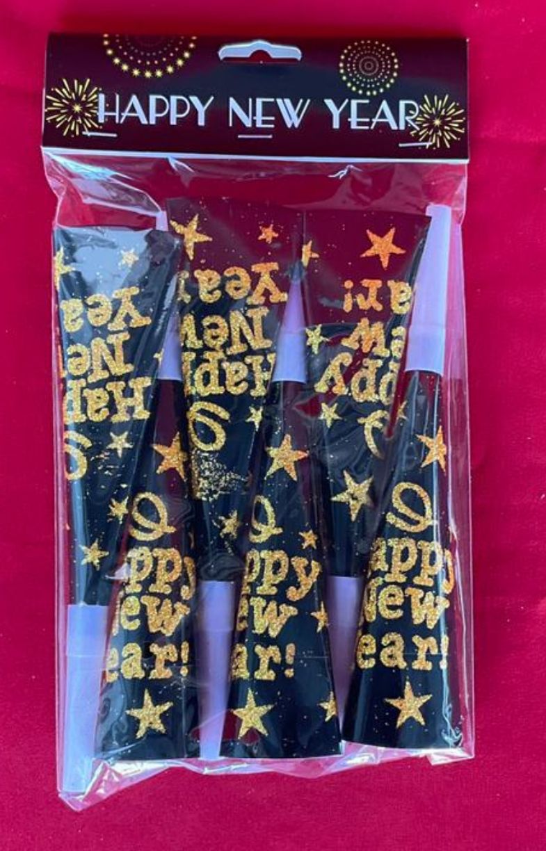 Happy New Year Party Horns