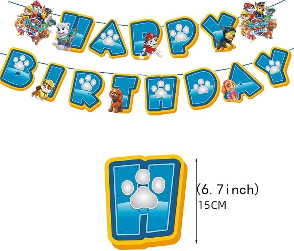 Paw Patrol Blue Birthday package