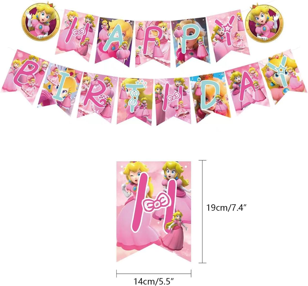 Princess Peach Party Decoration Package (Marios