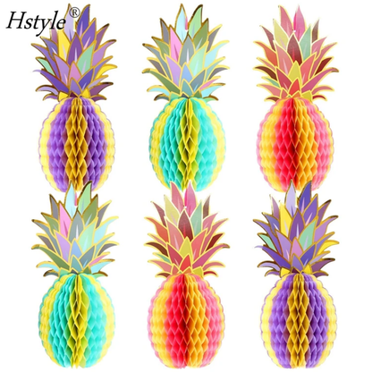 Pineapple Honeycomb Decorations