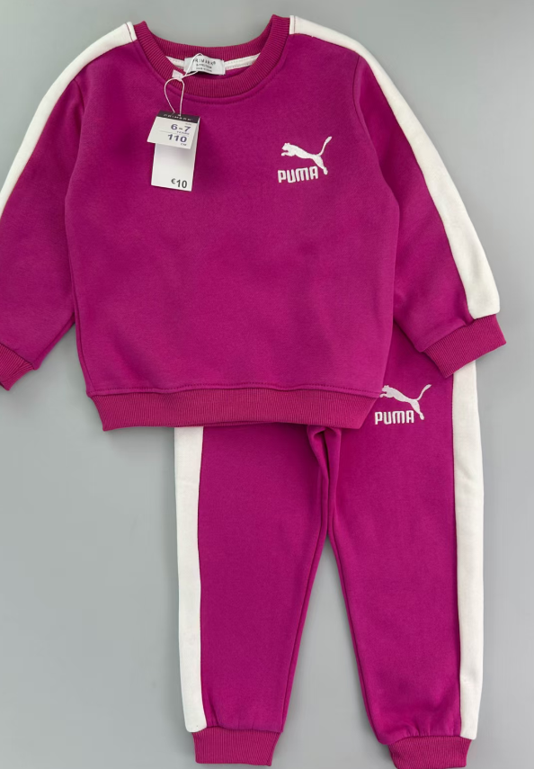 Zara Light pink Puma Butterfly track suit 2pc set
