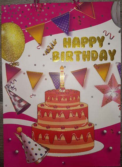 Happy Birthday Large Gift Bag