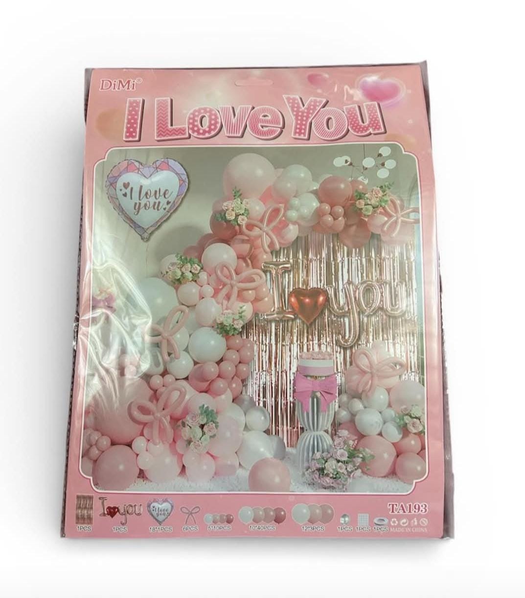 Valentines Day I Love You (Pink) Arch kit