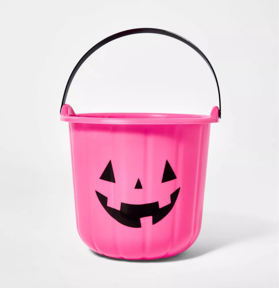 Halloween Pink Pumpkin Stackable Trick or Treat Pail bucket