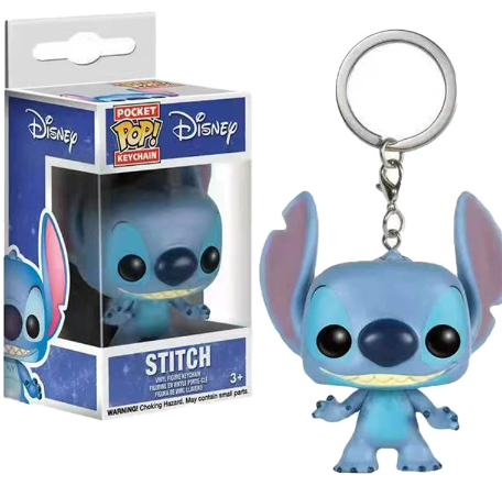 Stitch funko pop keychain