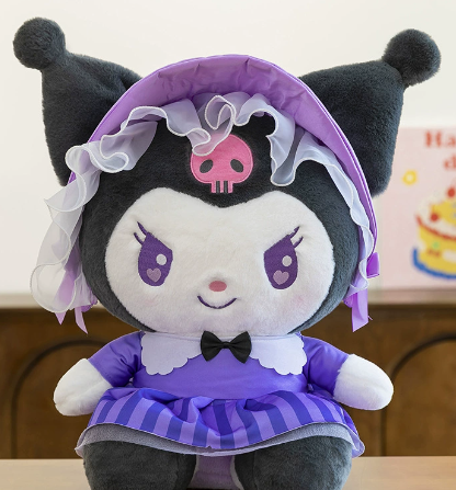 Kuromi Princess DressPurple Sanrio Plushie toy
