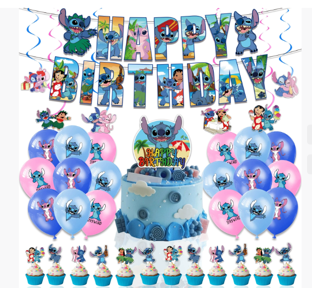 2nd edition Stitch and Lilo Party Decorations